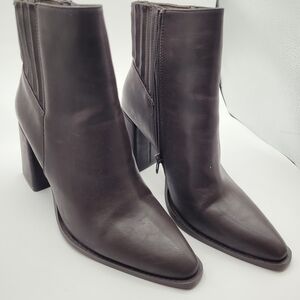Madden Girl Chocolate Heeled Boots